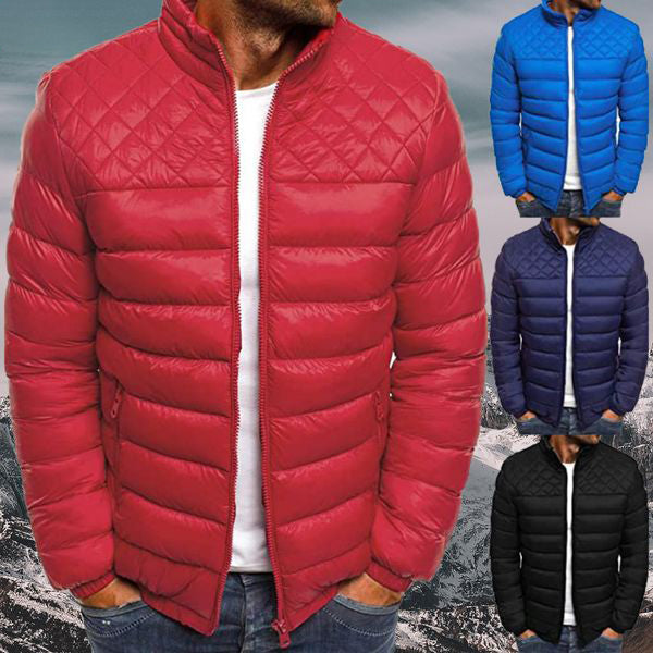 Mens Waterproof Puffer Jacket Insulated Warm Fit