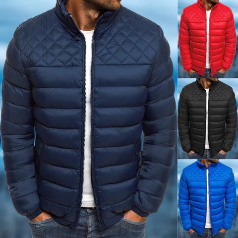 Mens Waterproof Puffer Jacket Insulated Warm Fit