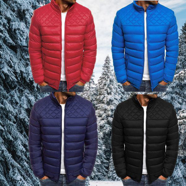 Mens Waterproof Puffer Jacket Insulated Warm Fit