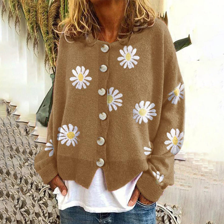 Womens Open Front Cardigan Knit Relaxed Fit - BritishMode