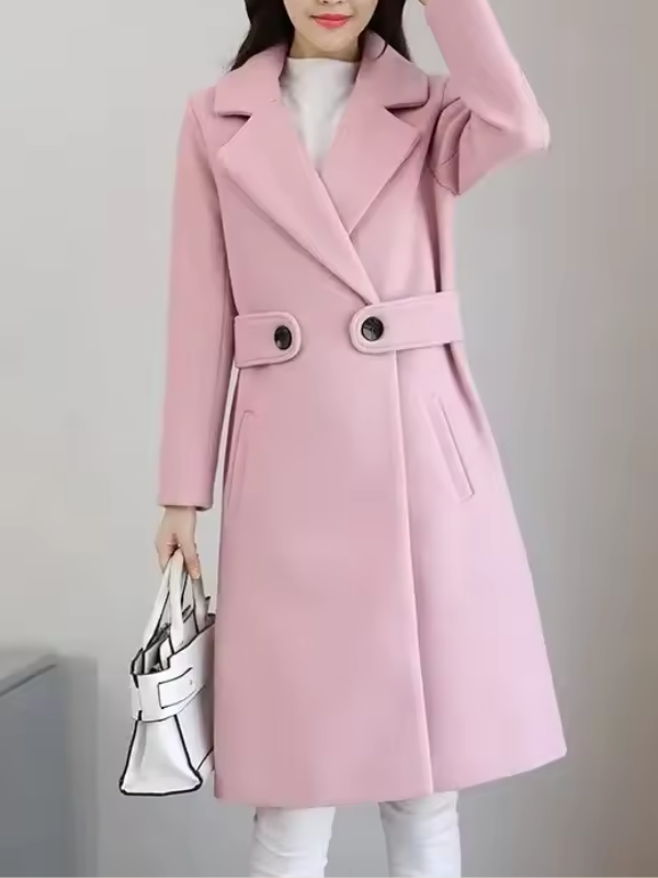 Womens Winter Coat with Belt Warm Fit