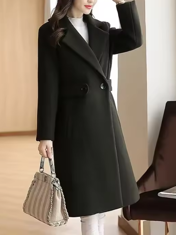Womens Winter Coat with Belt Warm Fit