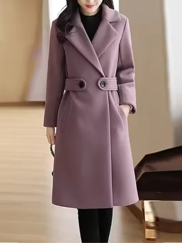 Womens Winter Coat with Belt Warm Fit
