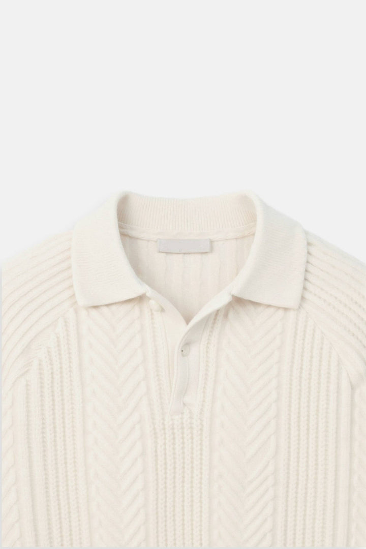 Unisex Knit Blend Sweater Relaxed Fit Comfortable Movement