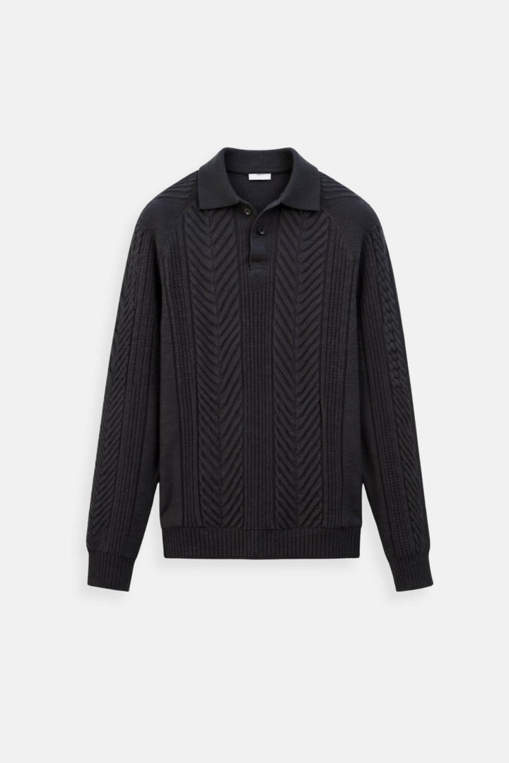 Unisex Knit Blend Sweater Relaxed Fit Comfortable Movement