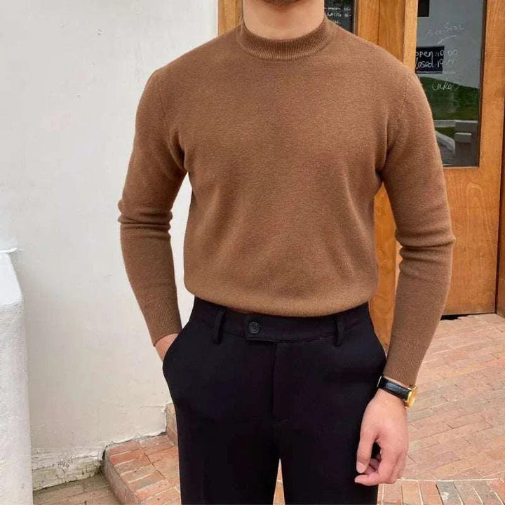 Womens Knit Blend Sweater Slim Fit Breathable Flexible