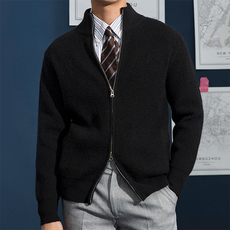 Mens Crew Neck Knit Sweater Classic Fit