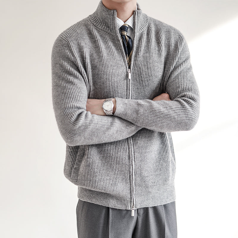 Mens Crew Neck Knit Sweater Classic Fit