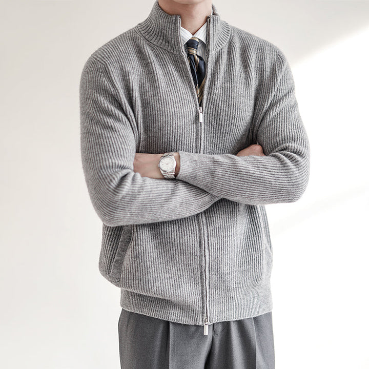 Mens Crew Neck Knit Sweater Classic Fit