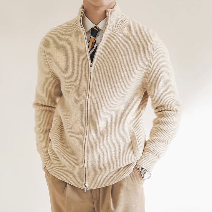 Mens Crew Neck Knit Sweater Classic Fit - BritishMode