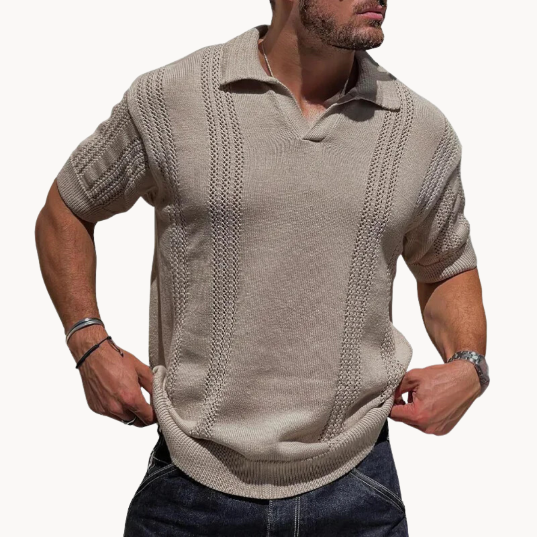 Unisex Polo Shirt Soft Knit Breathable Moisture Control