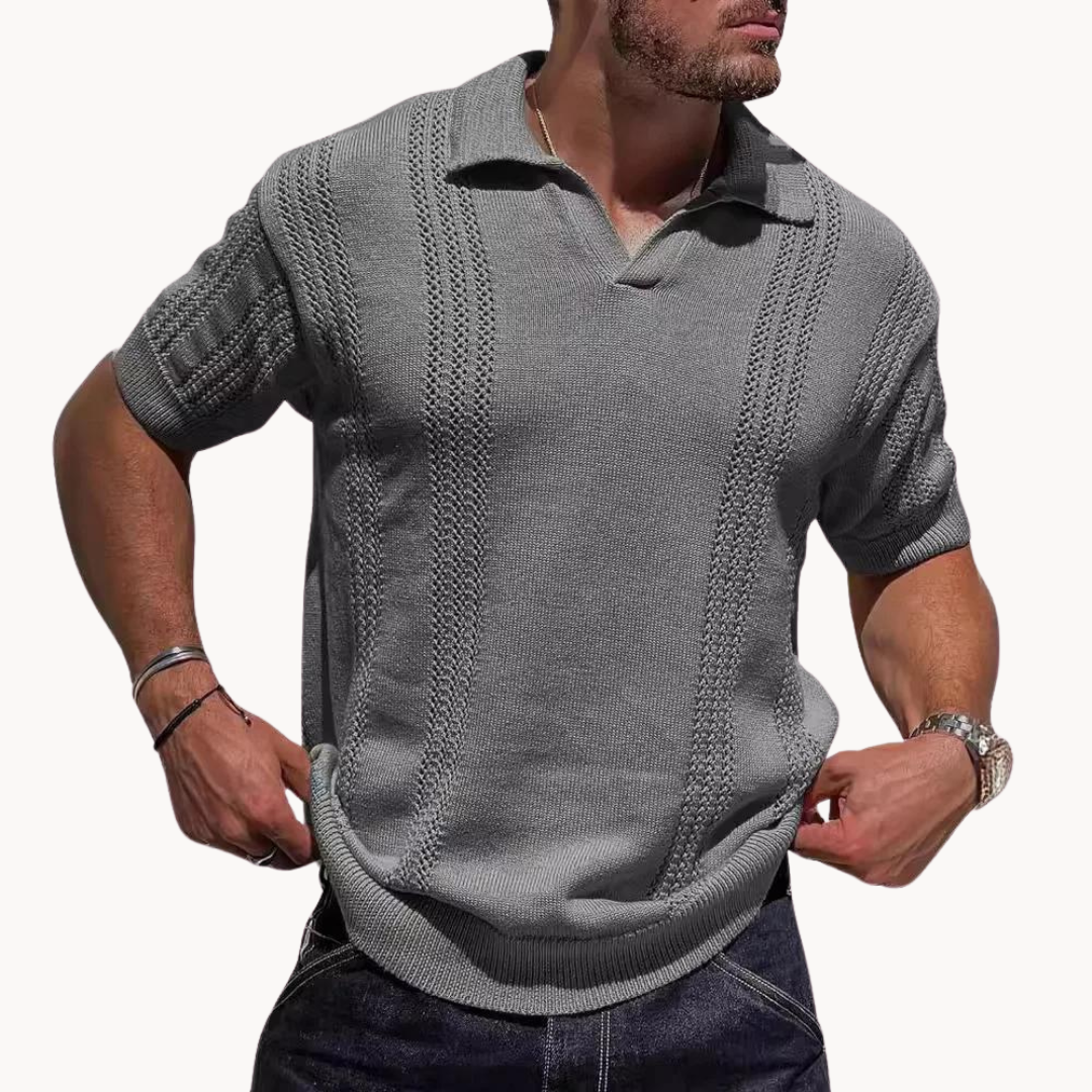 Unisex Polo Shirt Soft Knit Breathable Moisture Control