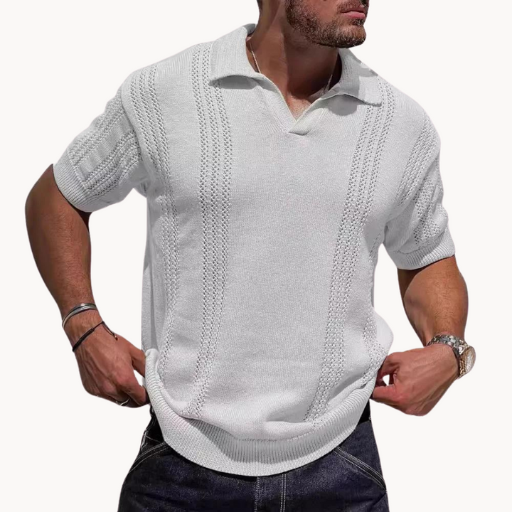 Unisex Polo Shirt Soft Knit Breathable Moisture Control