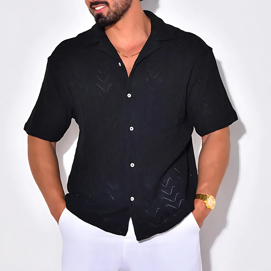 Unisex Knit Shirt Breathable Blend Easy Movement Fit