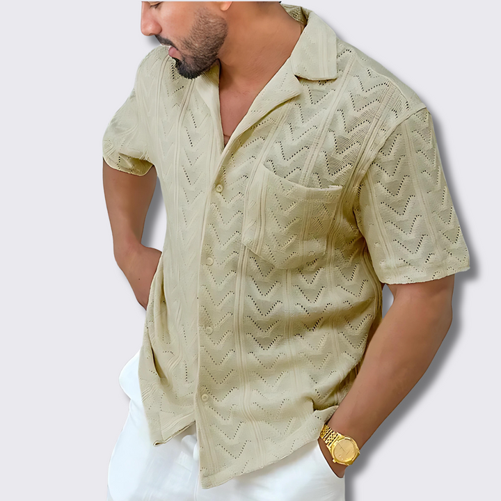 Unisex Knit Shirt Breathable Blend Easy Movement Fit