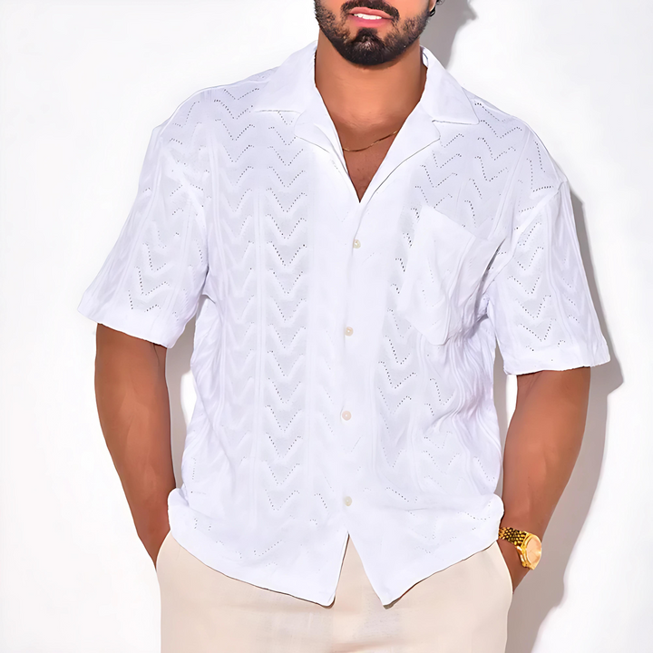 Unisex Knit Shirt Breathable Blend Easy Movement Fit - BritishMode