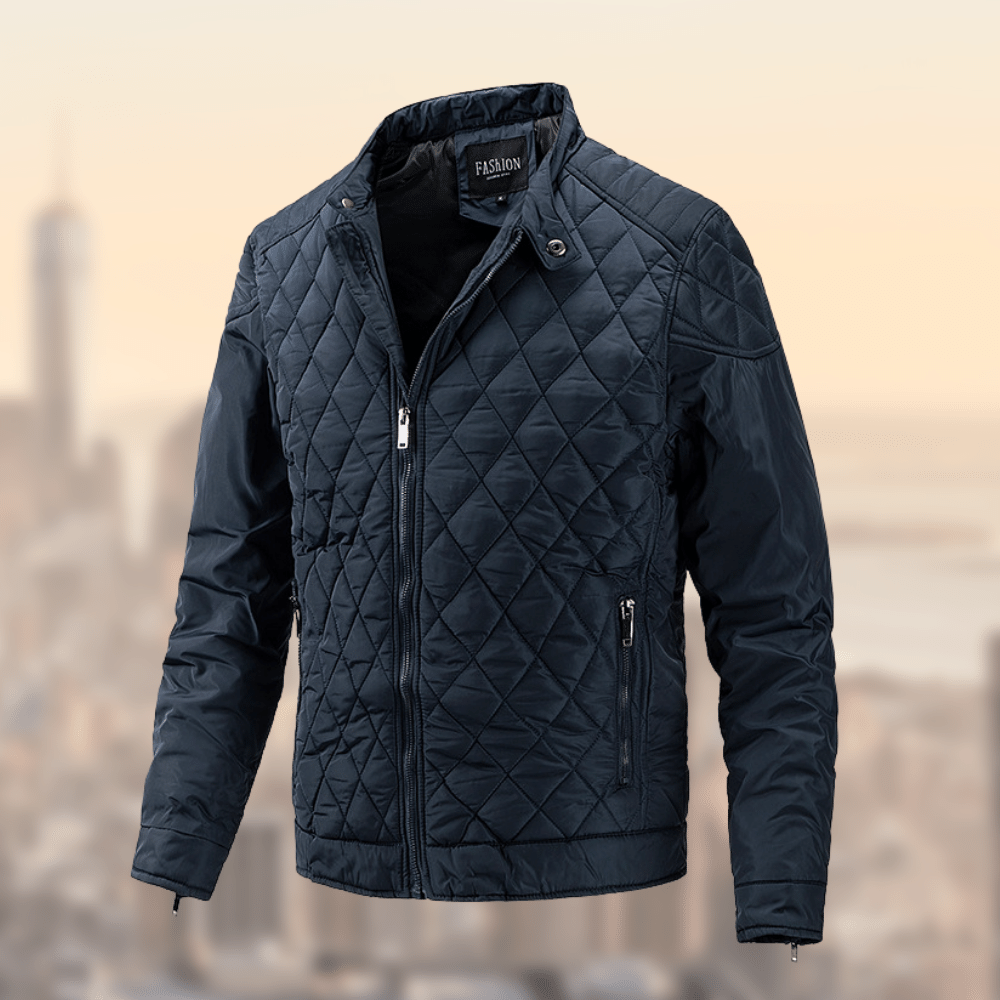 Mens Bomber Jacket Slim Fit Classic Style - BritishMode