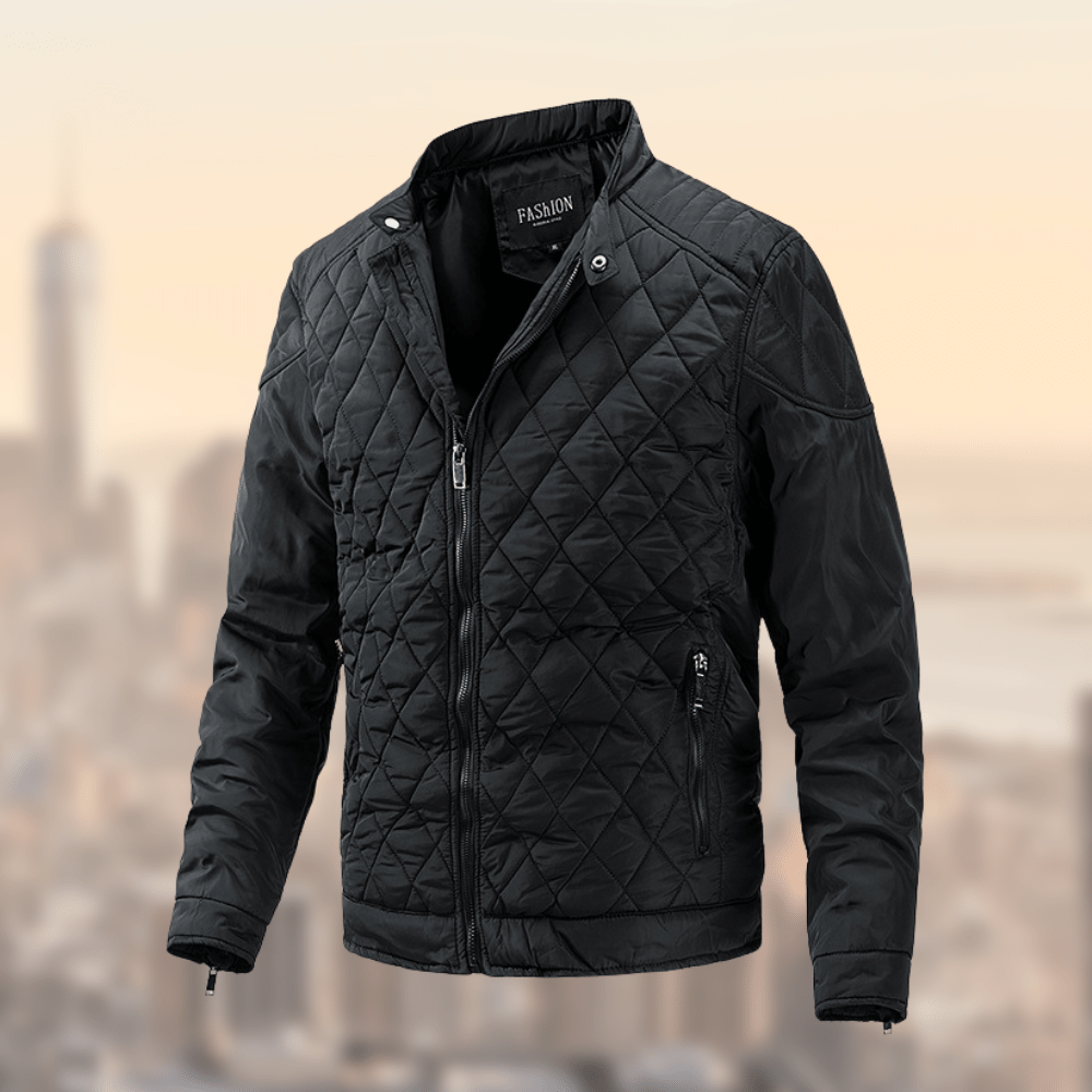 Mens Bomber Jacket Slim Fit Classic Style