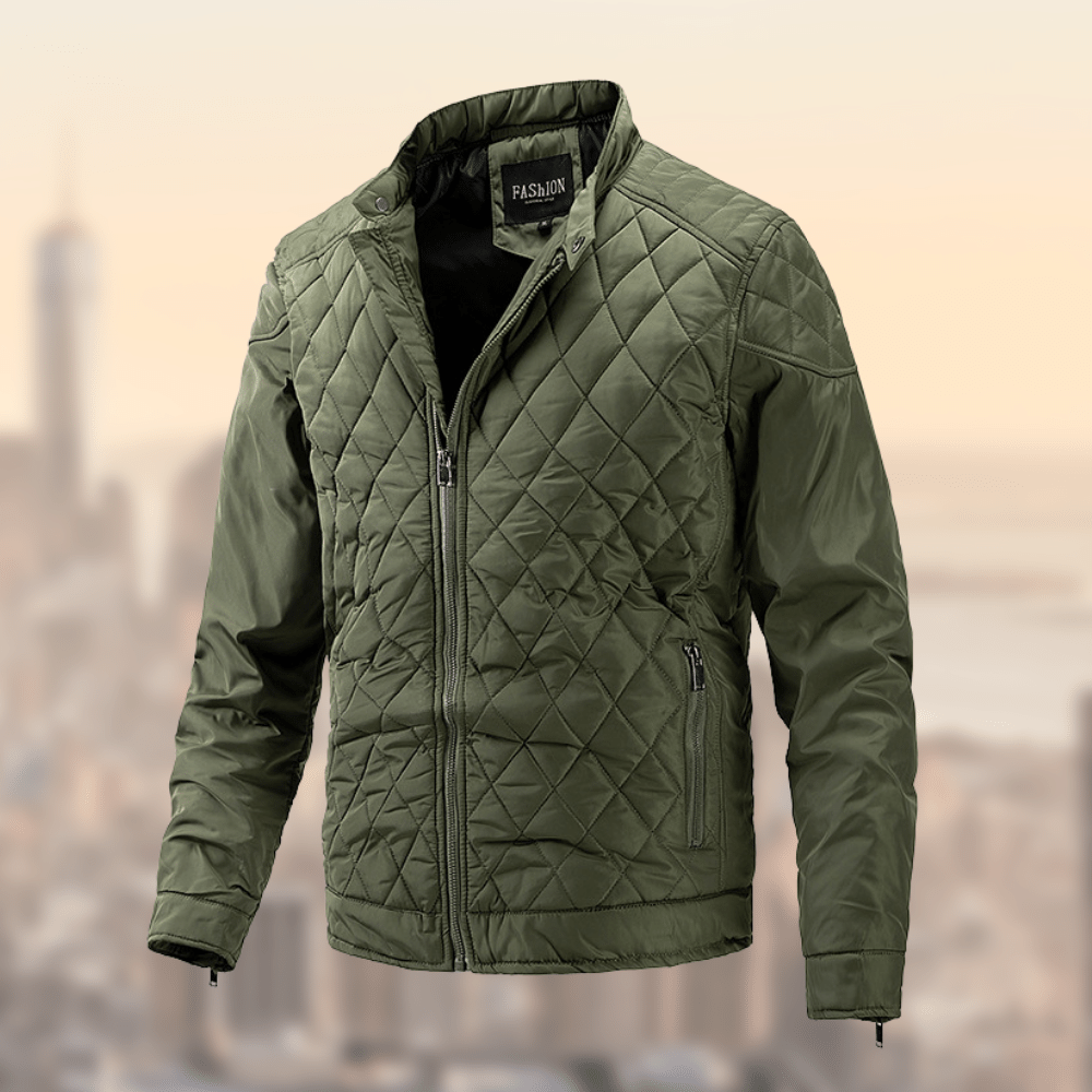 Mens Bomber Jacket Slim Fit Classic Style