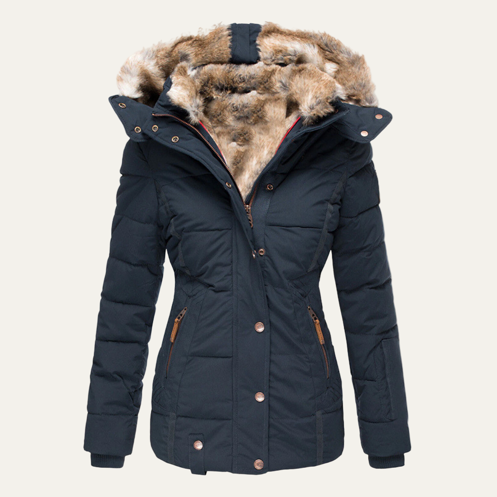 Womens Teddy Coat Sherpa Double Breasted Fit