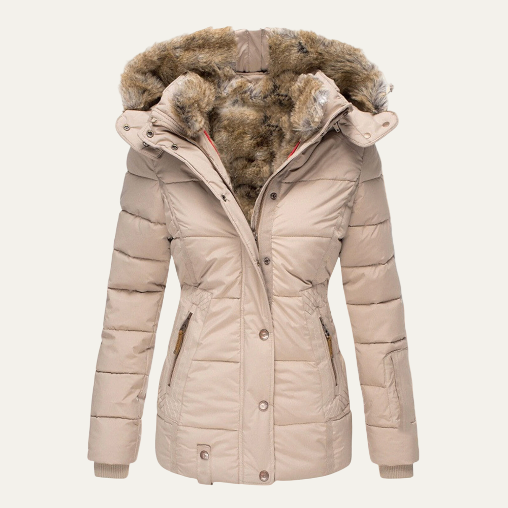 Womens Teddy Coat Sherpa Double Breasted Fit - BritishMode