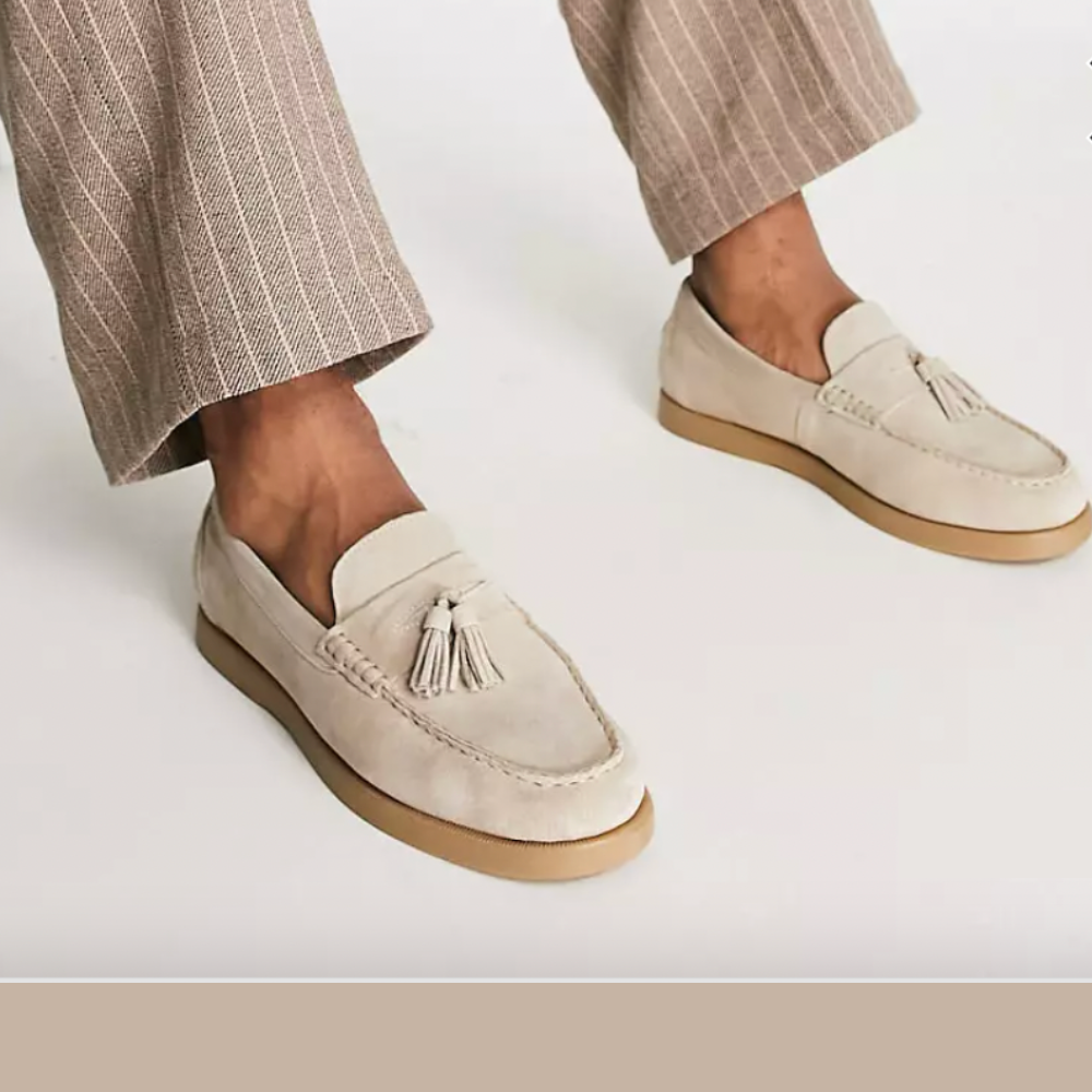 Mens Orthopedic Leather Loafers Comfortable Elegant Fit - BritishMode