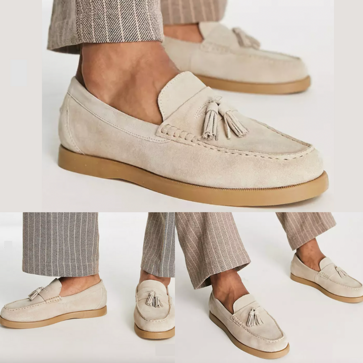 Mens Orthopedic Leather Loafers Comfortable Elegant Fit