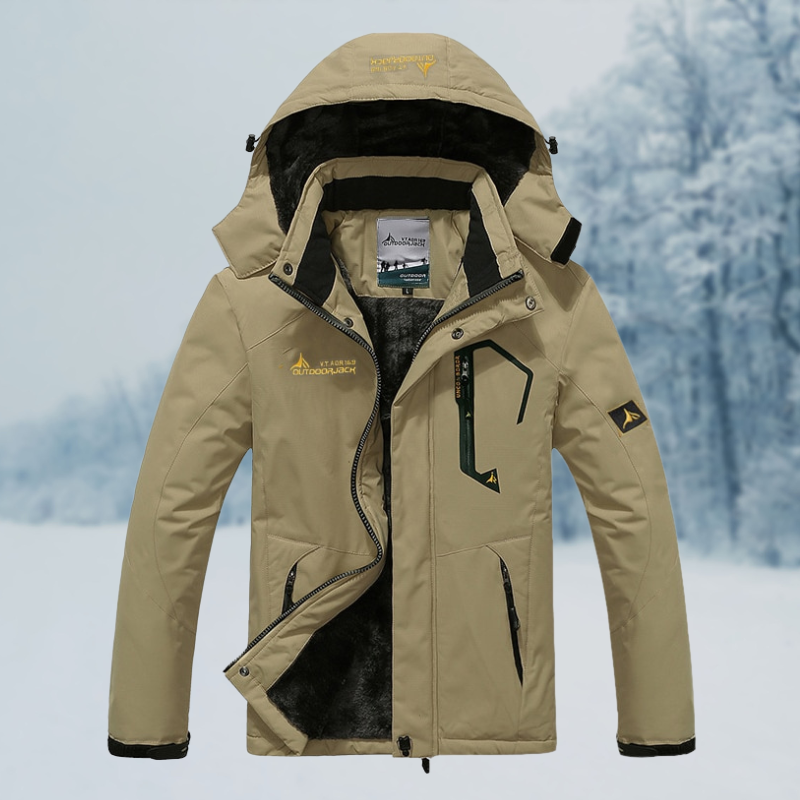 Mens Windproof Winter Jacket Insulated Warm Fit - BritishMode