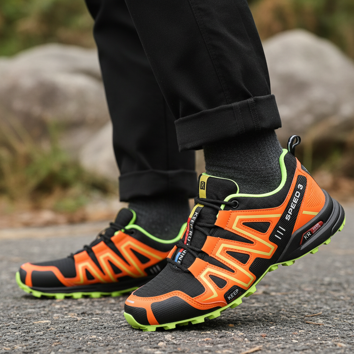 Mens Trail Running Shoe Durable Lightweight