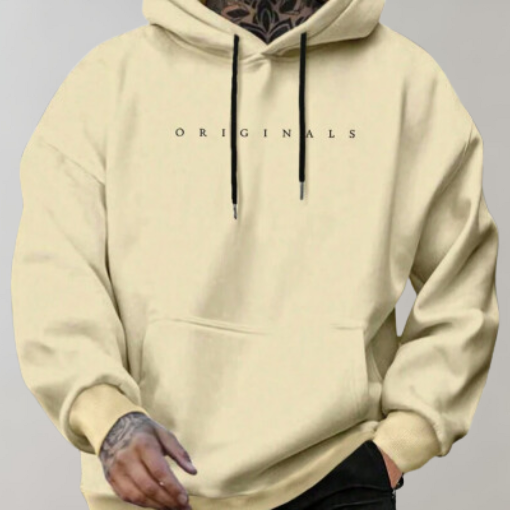 Mens Oversized Hoodie Minimalist Style