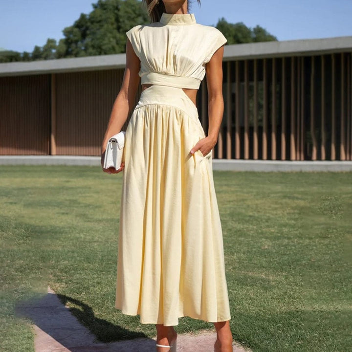 Womens Cotton Dress Classic Summer Fit