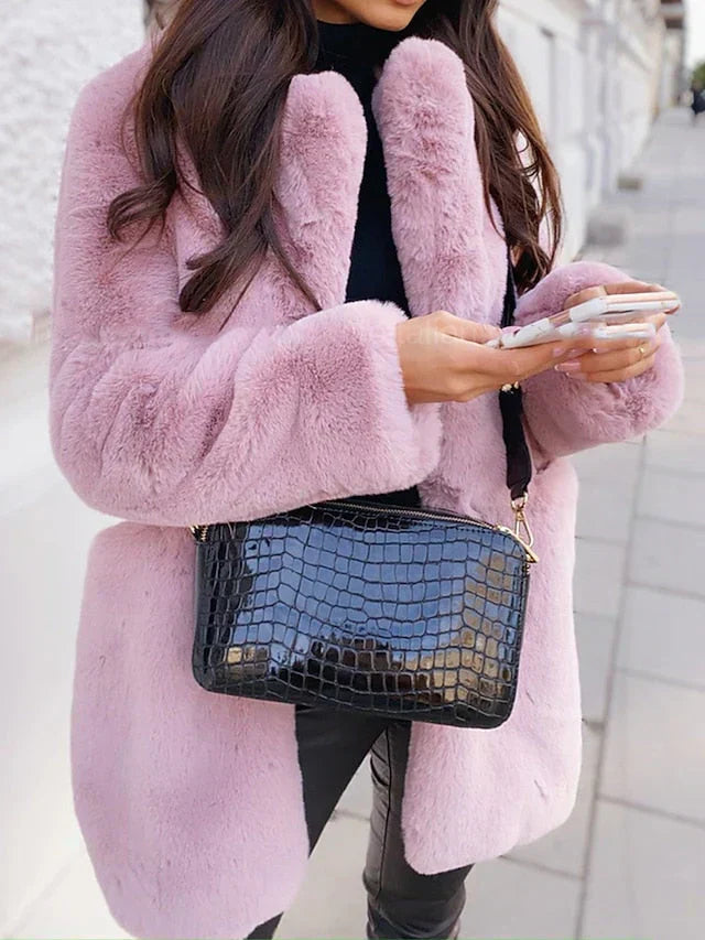 Womens Teddy Coat Plush Warm Fit - BritishMode