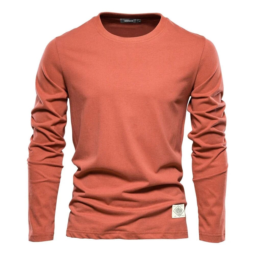 Mens Casual Long Sleeve Shirt Relaxed Fit