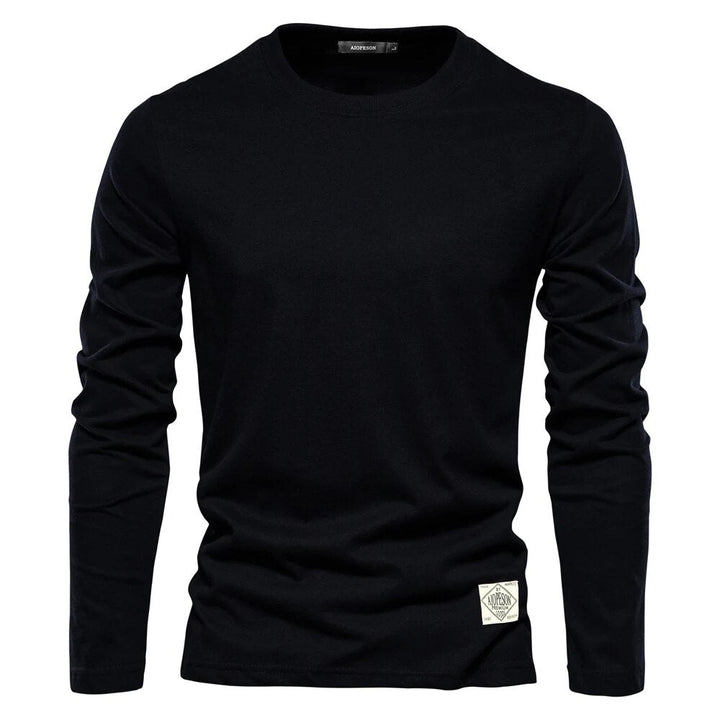 Mens Long-Sleeve T-Shirt Cotton Classic Fit