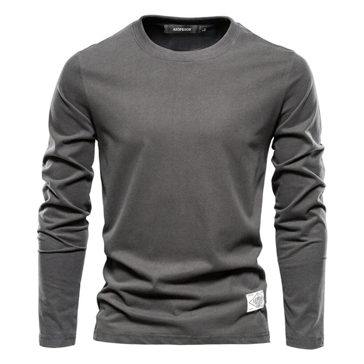 Mens Long-Sleeve T-Shirt Cotton Classic Fit