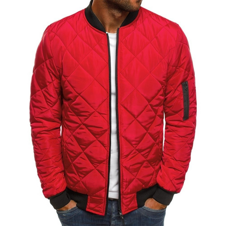 Mens Bomber Jacket Padded Warm Fit