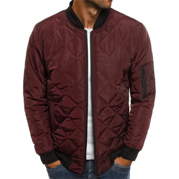 Mens Bomber Jacket Padded Warm Fit