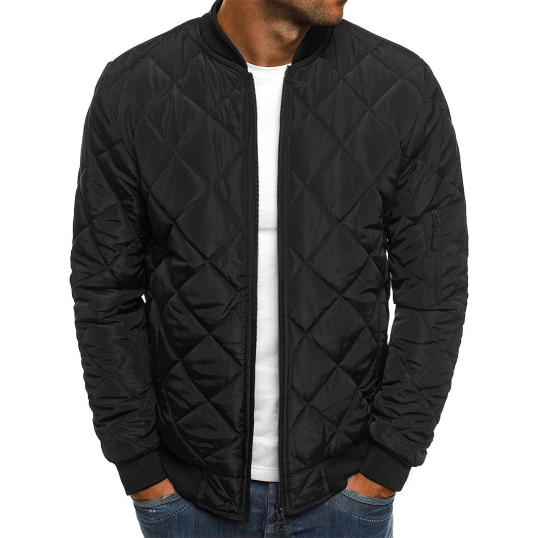 Mens Bomber Jacket Padded Warm Fit