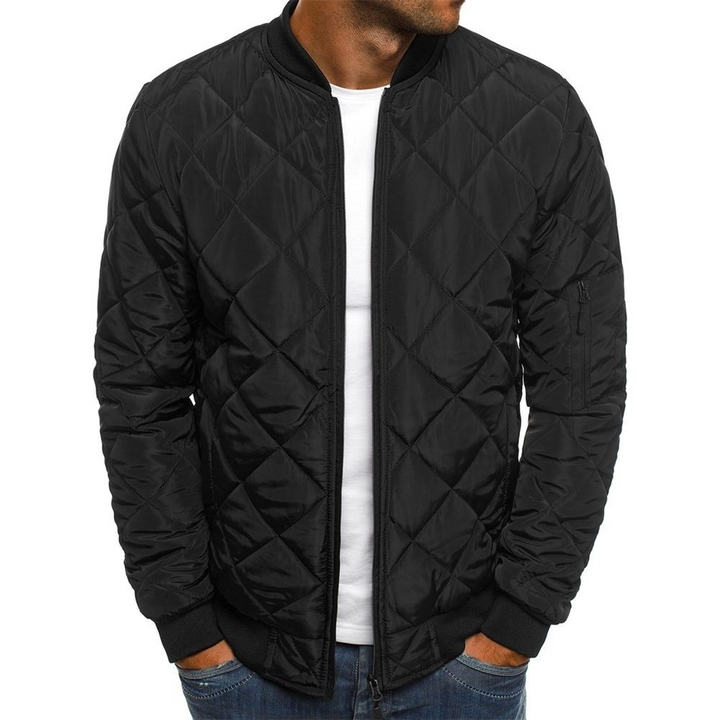 Mens Bomber Jacket Padded Warm Fit