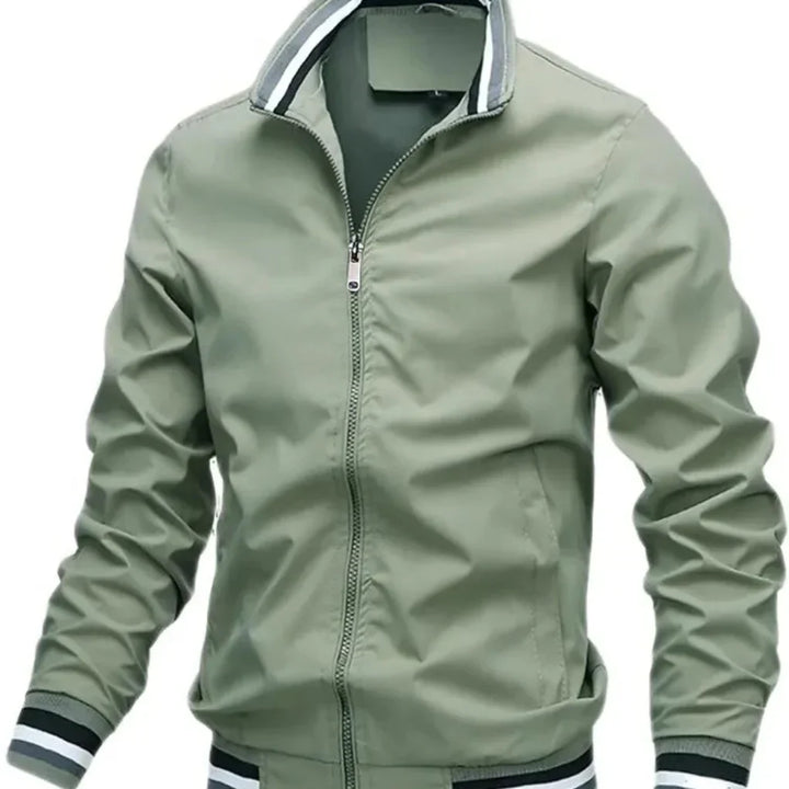 Mens Transitional Jacket with Collar Detail