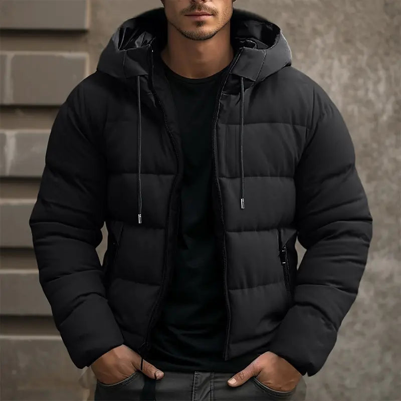 Mens Winter Jacket Insulated Warm Fit
