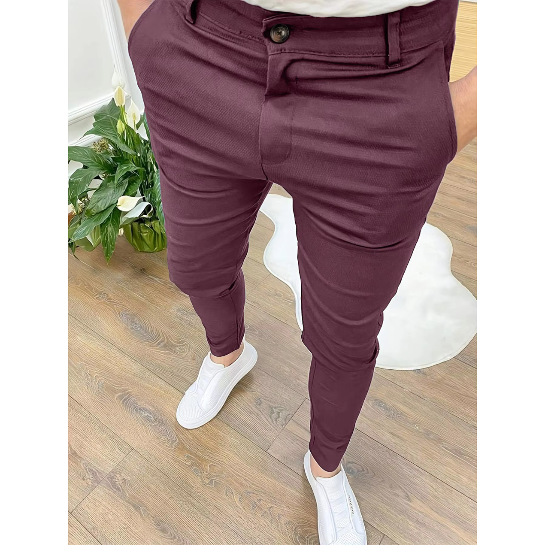 Mens Casual Pants Relaxed Fit