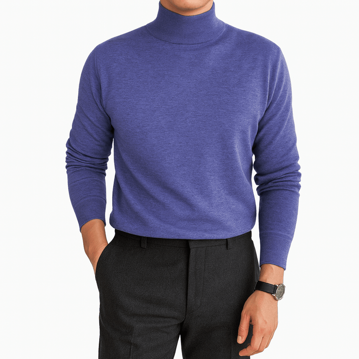 Unisex Turtleneck Sweater Blend Knit