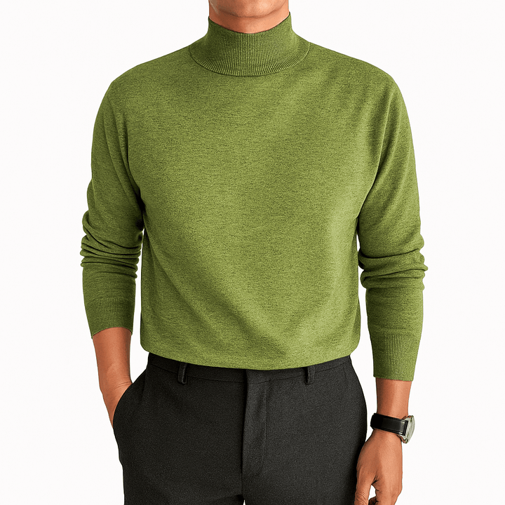 Unisex Turtleneck Sweater Blend Knit