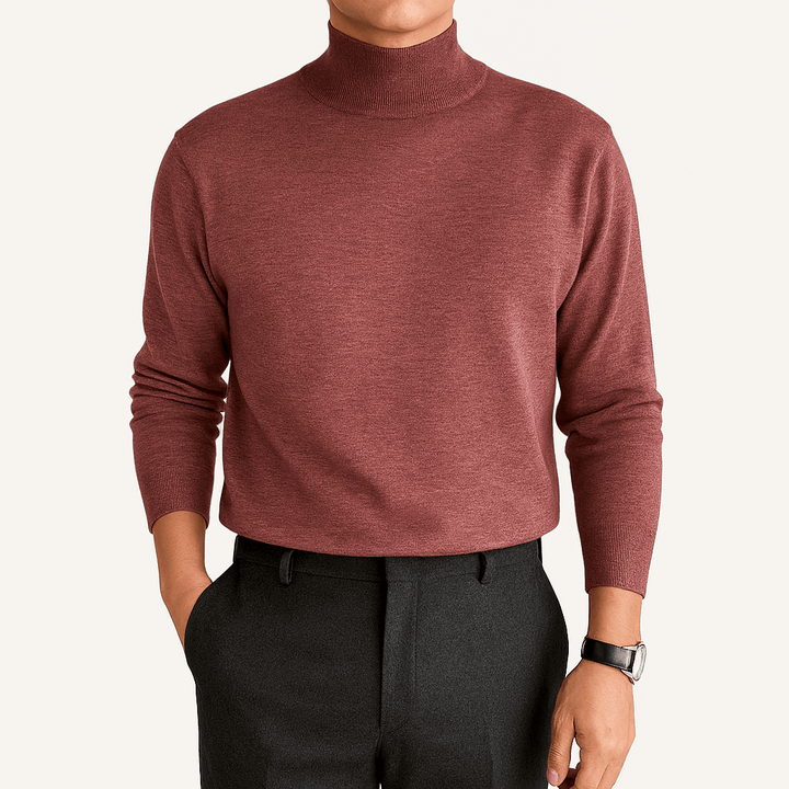 Unisex Turtleneck Sweater Blend Knit