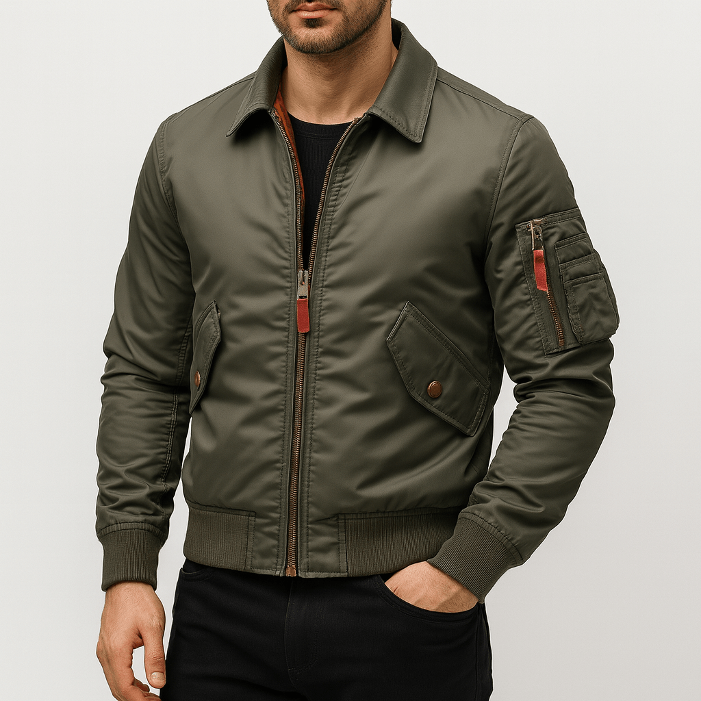 Unisex Bomber Jacket Utility Style - BritishMode