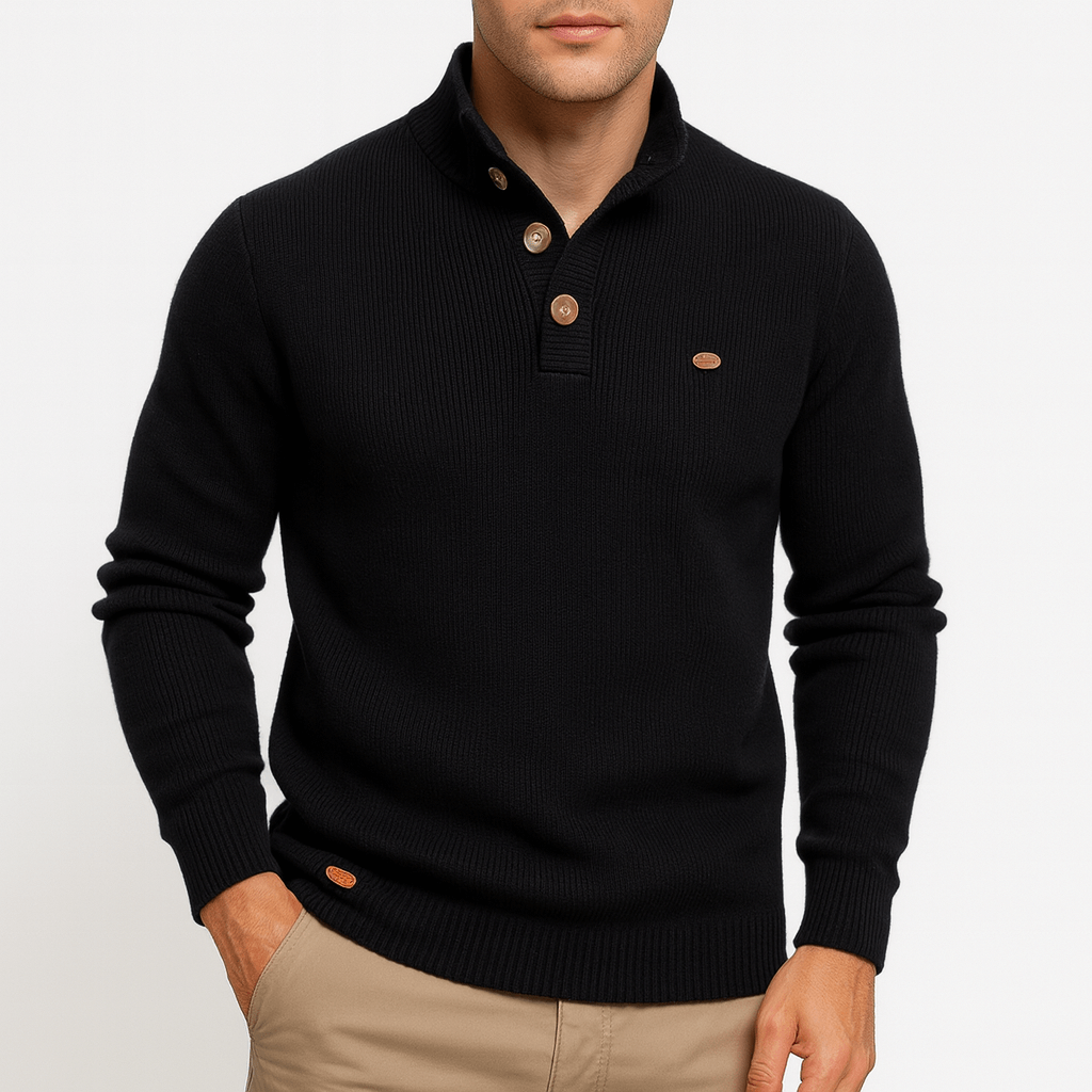 Womens Knitted Jumper Button-Up Fit