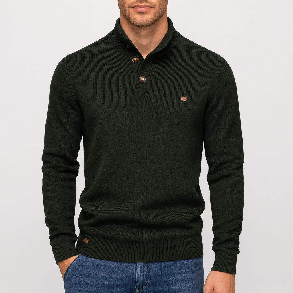 Womens Knitted Jumper Button-Up Fit
