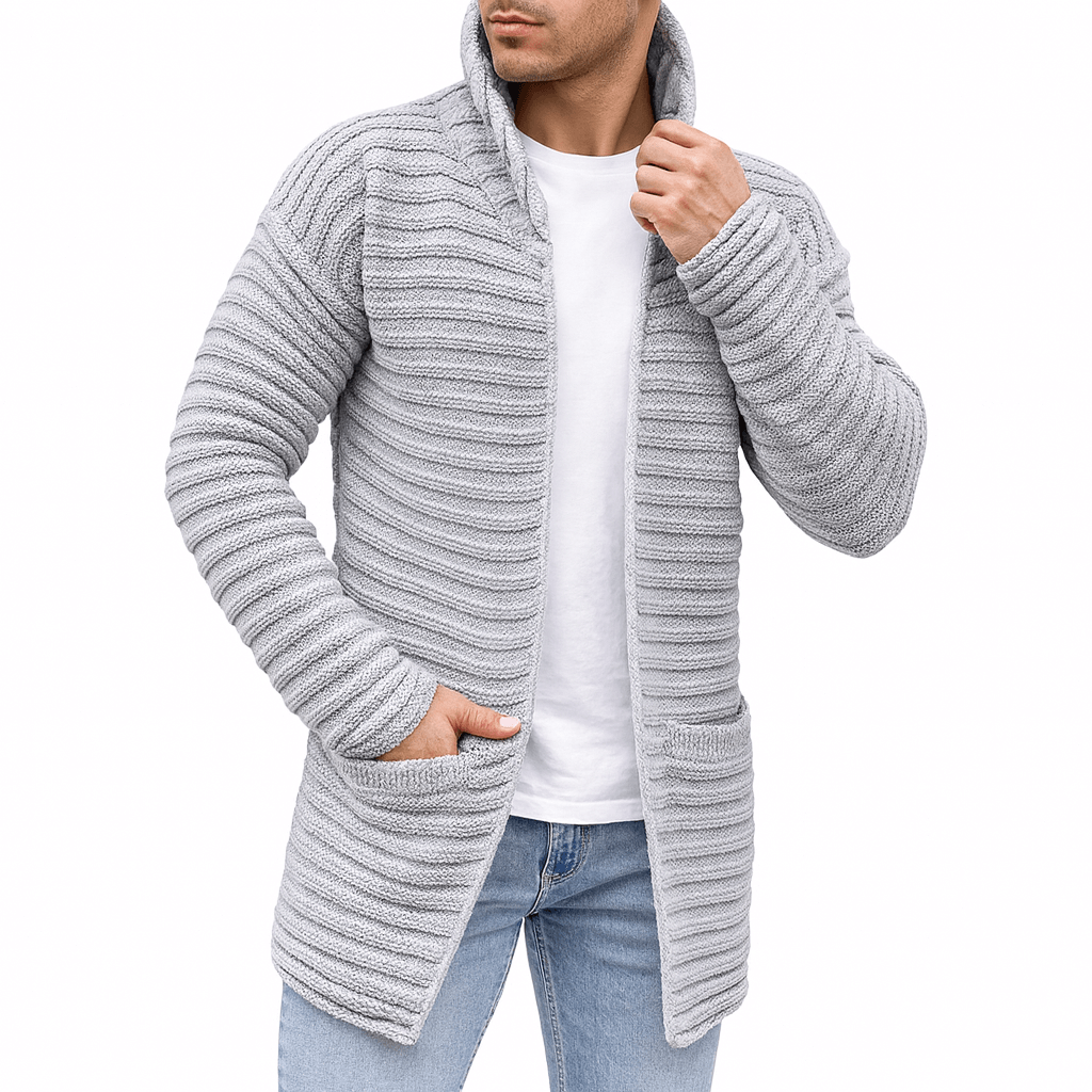 Womens Oversized Knit Cardigan Relaxed Fit