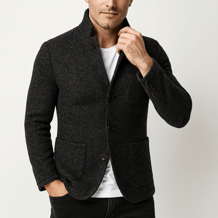 Womens Chunky Knit Cardigan with Buttons Relaxed Fit - BritishMode
